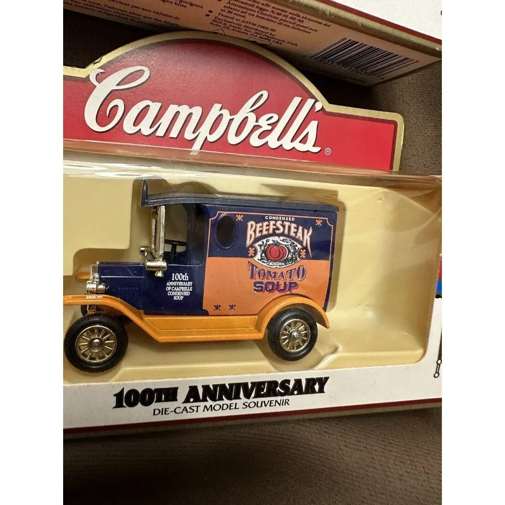 Campbells Soup 1997 Die Cast Model Truck  100th Anniversary Beefsteak Tomato Set